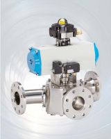 Antrieb mit 3-Wege Kugelhahn und Zubehör